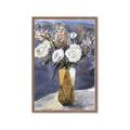 Picture of White Flower In Vase II _GroupedProduct_Rectangle_Portrait_Framed_Matted_