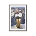 Picture of White Flower In Vase II _GroupedProduct_Rectangle_Portrait_Framed_Matted_