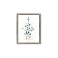 Picture of Blue Leaves I  _GroupedProduct_Rectangle_Portrait_Framed_Matted_