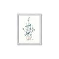 Picture of Blue Leaves I  _GroupedProduct_Rectangle_Portrait_Framed_Matted_