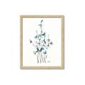 Picture of Blue Leaves I  _GroupedProduct_Rectangle_Portrait_Framed_Matted_