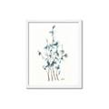 Picture of Blue Leaves I  _GroupedProduct_Rectangle_Portrait_Framed_Matted_
