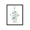Picture of Blue Leaves I  _GroupedProduct_Rectangle_Portrait_Framed_Matted_