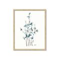 Picture of Blue Leaves I  _GroupedProduct_Rectangle_Portrait_Framed_Matted_