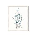 Picture of Blue Leaves I  _GroupedProduct_Rectangle_Portrait_Framed_Matted_