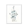 Picture of Blue Leaves I  _GroupedProduct_Rectangle_Portrait_Framed_Matted_