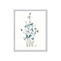 Picture of Blue Leaves I  _GroupedProduct_Rectangle_Portrait_Framed_Matted_
