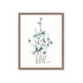 Picture of Blue Leaves I  _GroupedProduct_Rectangle_Portrait_Framed_Matted_