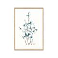 Picture of Blue Leaves I  _GroupedProduct_Rectangle_Portrait_Framed_Matted_