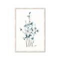 Picture of Blue Leaves I  _GroupedProduct_Rectangle_Portrait_Framed_Matted_