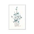 Picture of Blue Leaves I  _GroupedProduct_Rectangle_Portrait_Framed_Matted_