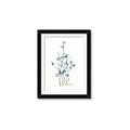 Picture of Blue Leaves I  _GroupedProduct_Rectangle_Portrait_Framed_Matted_