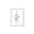 Picture of Blue Leaves I  _GroupedProduct_Rectangle_Portrait_Framed_Matted_