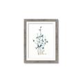 Picture of Blue Leaves I  _GroupedProduct_Rectangle_Portrait_Framed_Matted_