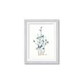 Picture of Blue Leaves I  _GroupedProduct_Rectangle_Portrait_Framed_Matted_