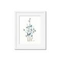 Picture of Blue Leaves I  _GroupedProduct_Rectangle_Portrait_Framed_Matted_