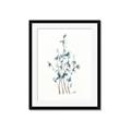 Picture of Blue Leaves I  _GroupedProduct_Rectangle_Portrait_Framed_Matted_