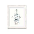 Picture of Blue Leaves I  _GroupedProduct_Rectangle_Portrait_Framed_Matted_