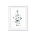 Picture of Blue Leaves I  _GroupedProduct_Rectangle_Portrait_Framed_Matted_