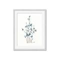 Picture of Blue Leaves I  _GroupedProduct_Rectangle_Portrait_Framed_Matted_