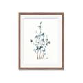 Picture of Blue Leaves I  _GroupedProduct_Rectangle_Portrait_Framed_Matted_