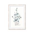 Picture of Blue Leaves I  _GroupedProduct_Rectangle_Portrait_Framed_Matted_
