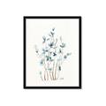Picture of Blue Leaves II  _GroupedProduct_Rectangle_Portrait_Framed_Matted_