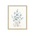 Picture of Blue Leaves II  _GroupedProduct_Rectangle_Portrait_Framed_Matted_