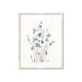 Picture of Blue Leaves II  _GroupedProduct_Rectangle_Portrait_Framed_Matted_
