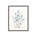 Picture of Blue Leaves II  _GroupedProduct_Rectangle_Portrait_Framed_Matted_