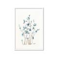 Picture of Blue Leaves II  _GroupedProduct_Rectangle_Portrait_Framed_Matted_