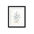Picture of Blue Leaves II  _GroupedProduct_Rectangle_Portrait_Framed_Matted_