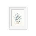 Picture of Blue Leaves II  _GroupedProduct_Rectangle_Portrait_Framed_Matted_