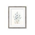 Picture of Blue Leaves II  _GroupedProduct_Rectangle_Portrait_Framed_Matted_