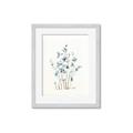 Picture of Blue Leaves II  _GroupedProduct_Rectangle_Portrait_Framed_Matted_