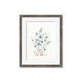 Picture of Blue Leaves II  _GroupedProduct_Rectangle_Portrait_Framed_Matted_