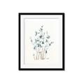 Picture of Blue Leaves II  _GroupedProduct_Rectangle_Portrait_Framed_Matted_