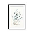 Picture of Blue Leaves II  _GroupedProduct_Rectangle_Portrait_Framed_Matted_