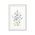 Picture of Blue Leaves II  _GroupedProduct_Rectangle_Portrait_Framed_Matted_