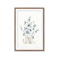 Picture of Blue Leaves II  _GroupedProduct_Rectangle_Portrait_Framed_Matted_