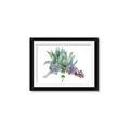 Picture of Succulent Group _GroupedProduct_Rectangle_Landscape_Framed_Matted_