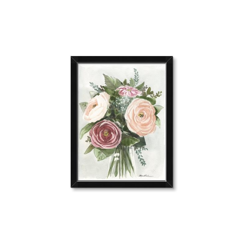Picture of Wedding Bouquet II _GroupedProduct_Rectangle_Portrait_Framed_Matted_