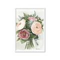 Picture of Wedding Bouquet II _GroupedProduct_Rectangle_Portrait_Framed_Matted_