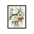 Picture of Wedding Bouquet II _GroupedProduct_Rectangle_Portrait_Framed_Matted_