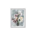 Picture of Coloured flower in pot I _GroupedProduct_Rectangle_Portrait_Framed_Matted_