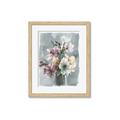 Picture of Coloured flower in pot I _GroupedProduct_Rectangle_Portrait_Framed_Matted_