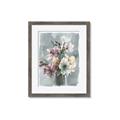 Picture of Coloured flower in pot I _GroupedProduct_Rectangle_Portrait_Framed_Matted_