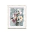 Picture of Coloured flower in pot I _GroupedProduct_Rectangle_Portrait_Framed_Matted_