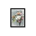 Picture of Coloured flower in pot II _GroupedProduct_Rectangle_Portrait_Framed_Matted_