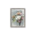 Picture of Coloured flower in pot II _GroupedProduct_Rectangle_Portrait_Framed_Matted_